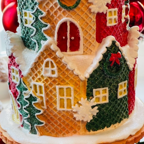 COPY - Gingerbread Sugar Castle 16” - Picture 4 of 6